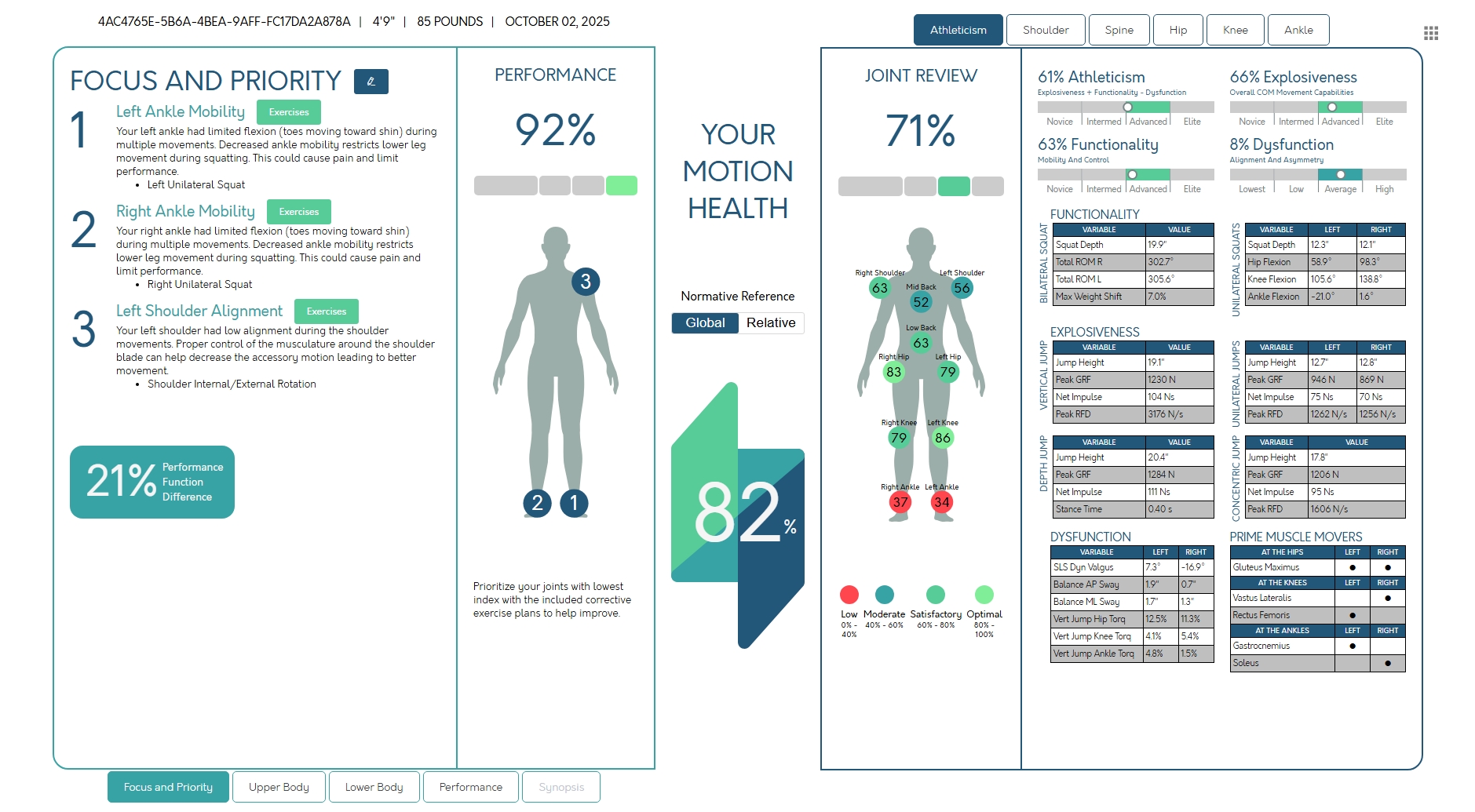Jump power metrics (thumb)
